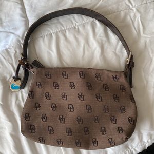 Dooney & Bourke Brown Signature Canvas Bag